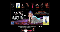 Desktop Screenshot of annebaquet.com